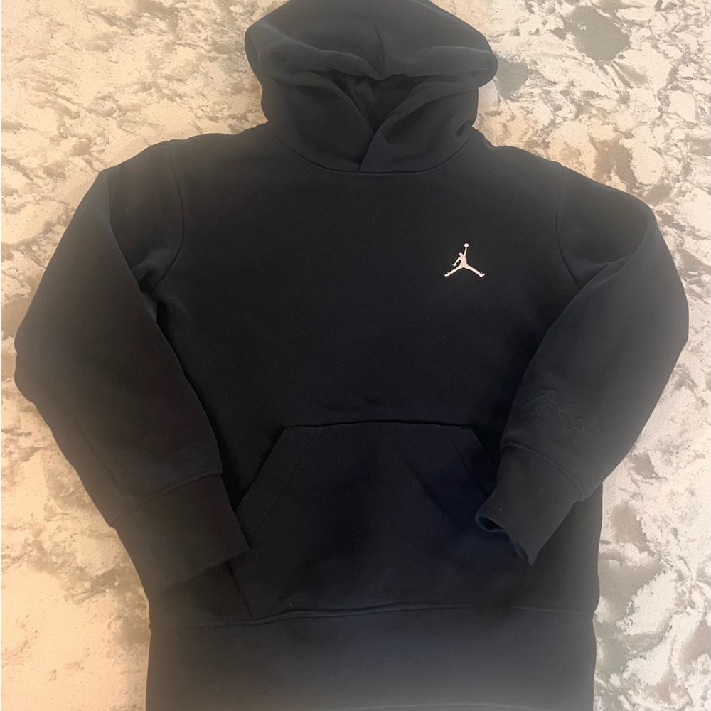 Jordan Black Athletic Hoodie Sweatshirt youth small Jordan hoodie